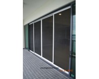 4 Panel low profile track Elegant Sliding Screen Door